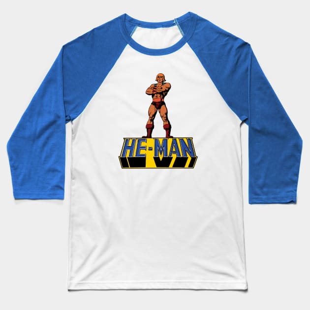 He-Man and the Masters of the Universe | He-Man | Eternia Baseball T-Shirt by japonesvoador